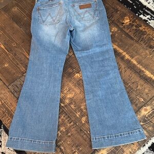 Wrangler Light Blue Wide Leg Jeans